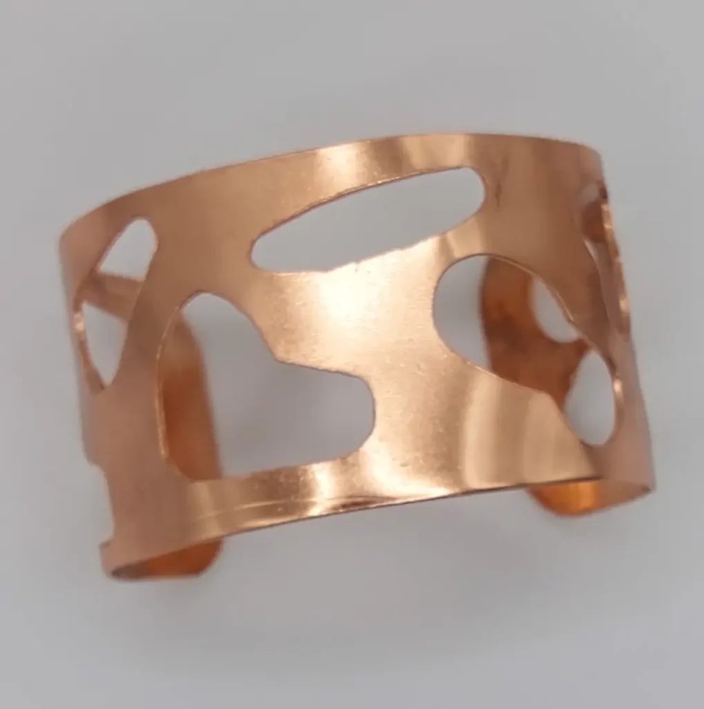 bracelet cuivre ajouré
